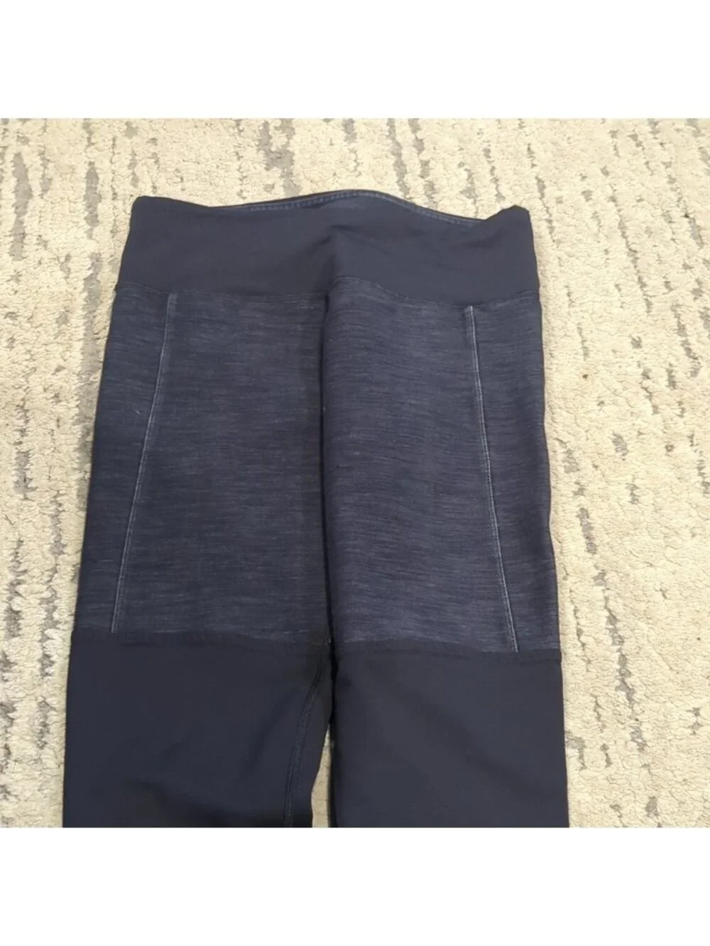 Lululemon Cross Town Pant Black Slub Denim / Black